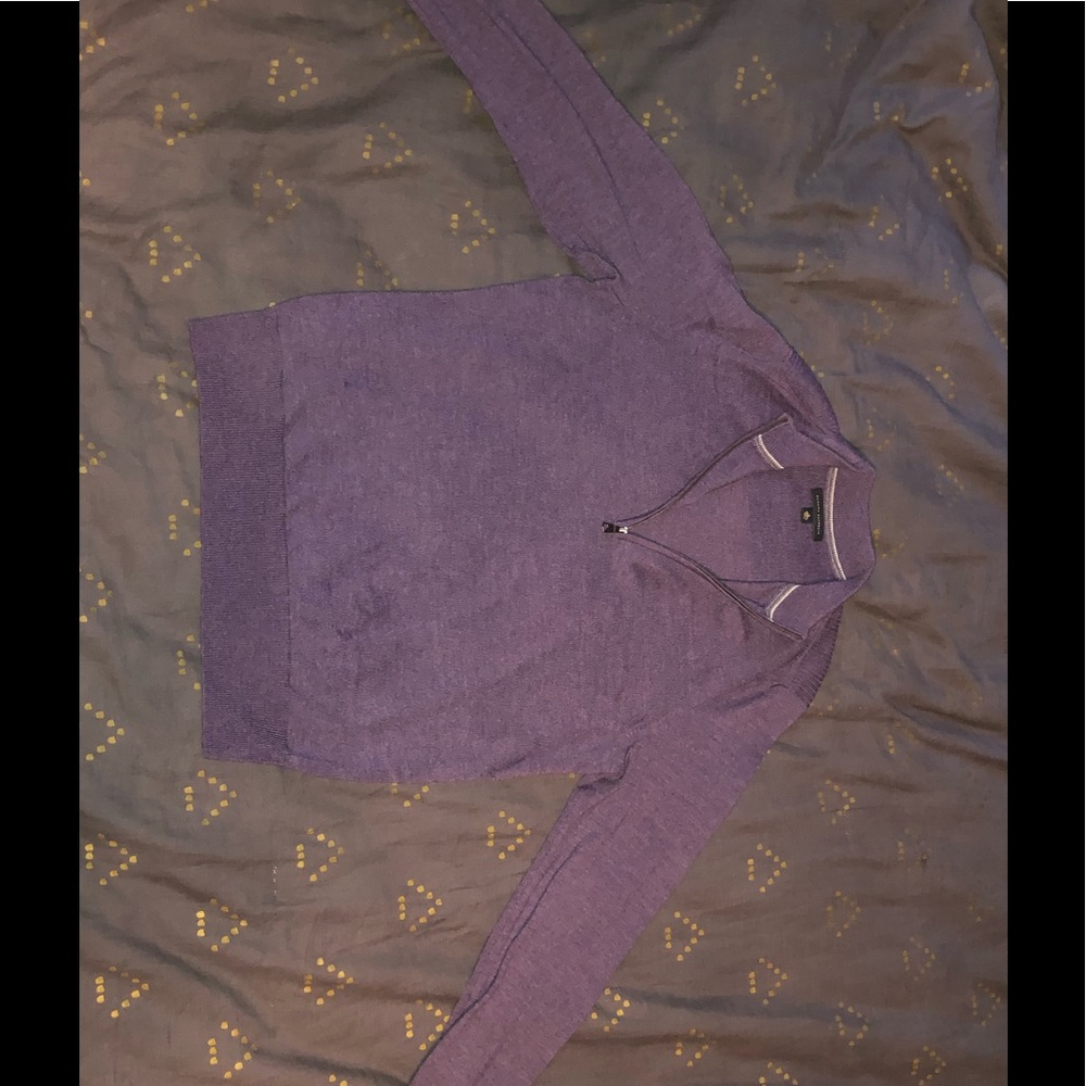 Banana Republic long sleeve zip-up sweater